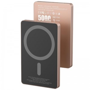 Портативное ЗУ Power Bank Amaya APB-WF53 15W с БЗУ 5000 mAh Black