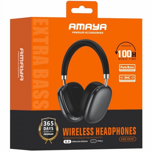 Накладні бездротові навушники Amaya H630T Black