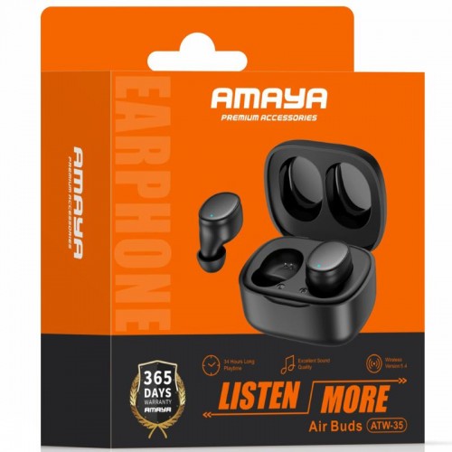 Бездротові TWS навушники Amaya ATW-35 Black