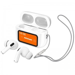 Бездротові TWS навушники Amaya ATW-16 ANC+ENC White