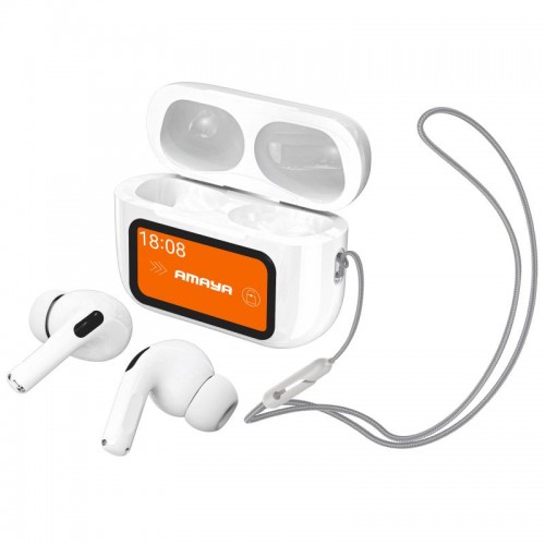 Бездротові TWS навушники Amaya ATW-16 ANC+ENC White