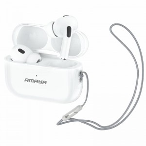 Бездротові TWS навушники Amaya ANC07 ANC+ENC White