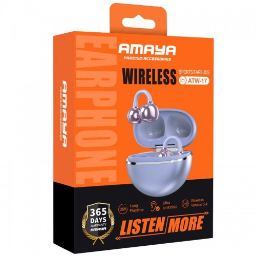 Бездротові TWS навушники Amaya ATW-17 Purple