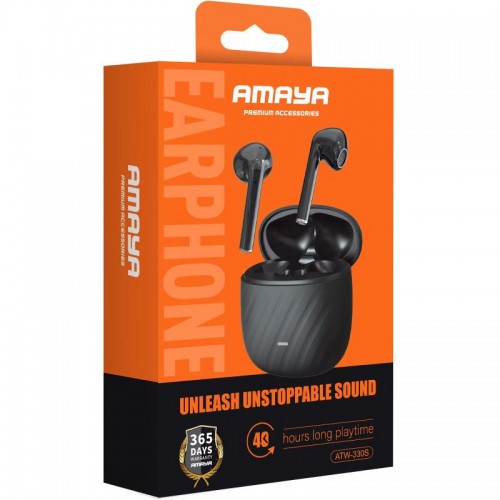 Бездротові TWS навушники Amaya ATW-330S Black
