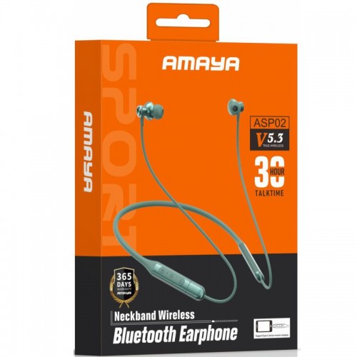 Bluetooth Навушники Amaya ASP02 Sports headphones Black