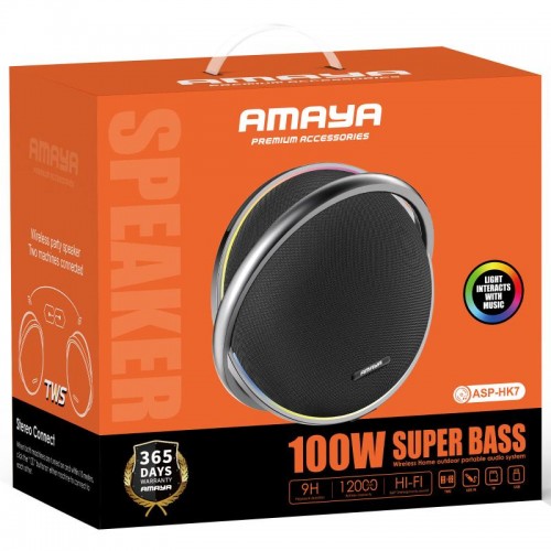 Bluetooth Колонка Amaya HK7 100W Black