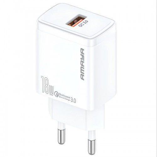 МЗП Amaya E59S QC3.0 18W (1USB-A) Белый