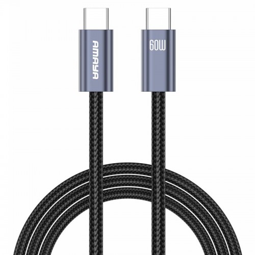 Дата кабель Amaya CC62 Type-C — Type-C 60W (2 м) Серый