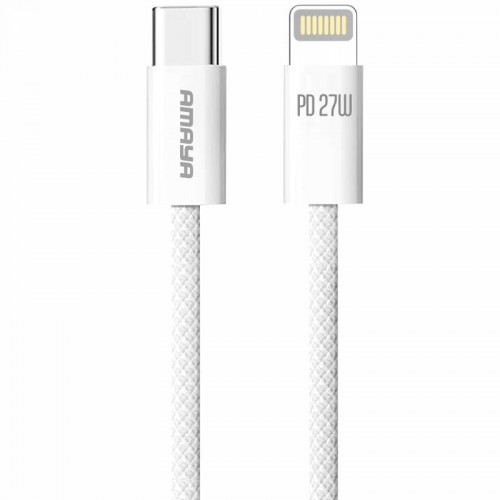Дата-кабель Amaya CL64 Type-C to Lightning 27W (1 м) White