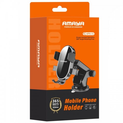 Автодержатель Amaya APH-13 (центральная консоль) Черный