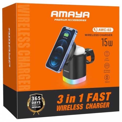 БЗП Amaya AWC-02 3-in-1 15W Black