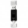 Флешка 128GB T&G 009 Star Series 2in1 USB 3.0 Type-C Black