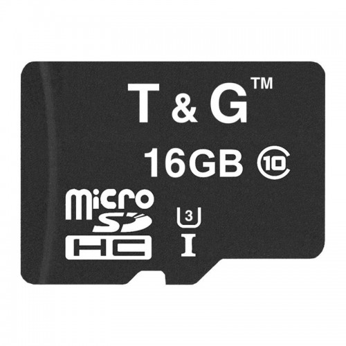 Карта пам'яті T&G (UHS-3) microSDHC Class 10 - 16GB (без адаптера) Чорний