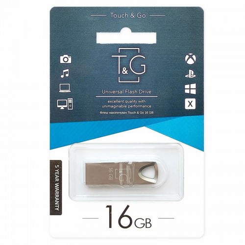 Флеш-накопичувач T&G 117 Metal Series USB 3.0 — 16GB Срібний