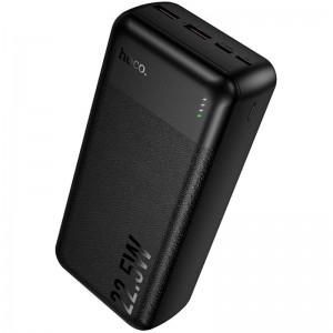 Портативний ЗП з швидкою зарядкою Power Bank Hoco J159B Essence 22.5W+PD20W 30000 mAh Чорний