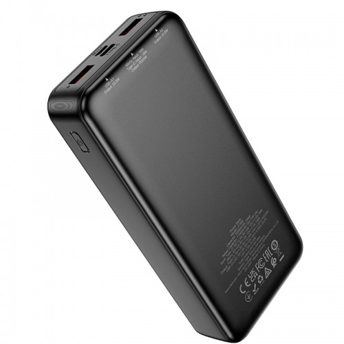 Портативний ЗП з швидкою зарядкою Power Bank Hoco J136A Sirui 22.5W+PD20W 20000 mAh Чорний