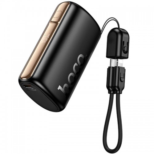 Портативний ЗП Power Bank Hoco Q50 Victory PD20W with cable 10000 mAh Black