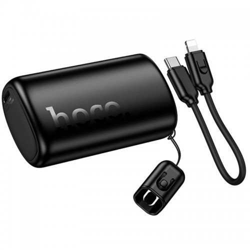 Портативний ЗП Power Bank Hoco Q50 Victory PD20W with cable 10000 mAh Black