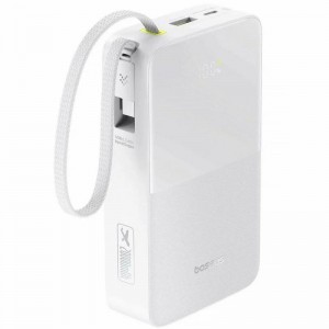 Портативний ЗП Power Bank Baseus EnerFill FC51 Bipow2 Pro 22.5W 20000 mAh (E00277) White