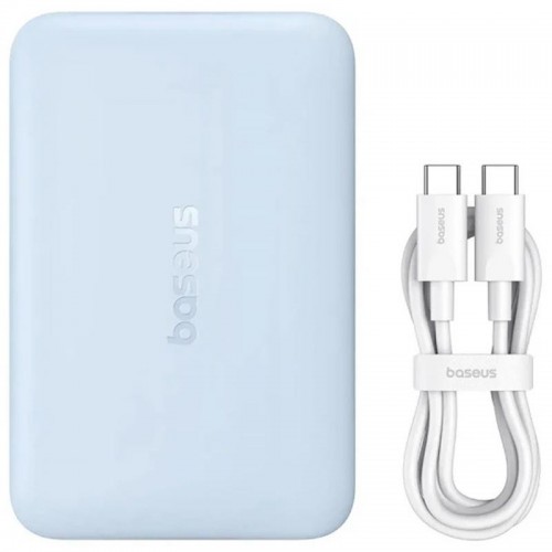 Портативное ЗУ Power Bank Baseus EnerFill FM11 Ultra-Mini 22.5W с БЗУ 10000mAh (PPFM11-1022) Galaxy Blue