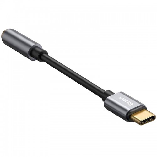 Переходник Baseus L54 Type-C to 3.5mm (CATL54) Сірий