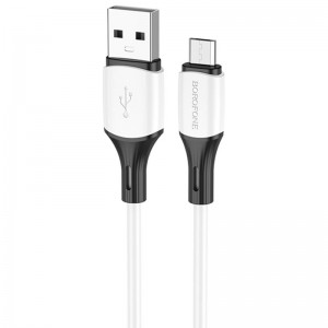 Дата кабель Borofone BX79 USB to MicroUSB (1m) Білий