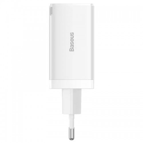 СЗУ Baseus GaN5 Pro 65W 2Type-C+USB 100W EU (CCGP12020) White