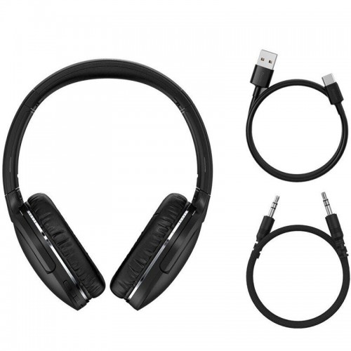Накладні бездротові навушники Baseus Encok Wireless headphone D02 Pro (NGTD01030) Black