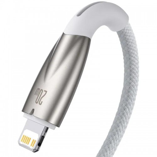 Дата кабель Baseus Glimmer Series Fast Charging Data Cable Type-C to Lightning 20W 1m (CADH000001) White