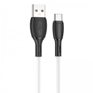 Дата кабель Borofone BX86 Advantage USB to Type-C 2.4A (1m) White