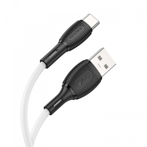 Дата кабель Borofone BX86 Advantage USB to Type-C 2.4A (1m) White