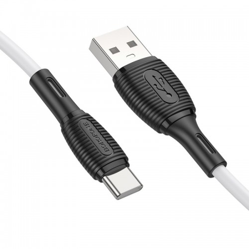 Дата кабель Borofone BX86 Advantage USB to Type-C 2.4A (1m) White