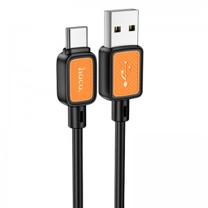 Дата кабель Hoco X108 Benefit USB to Type-C 3A (1m) Black