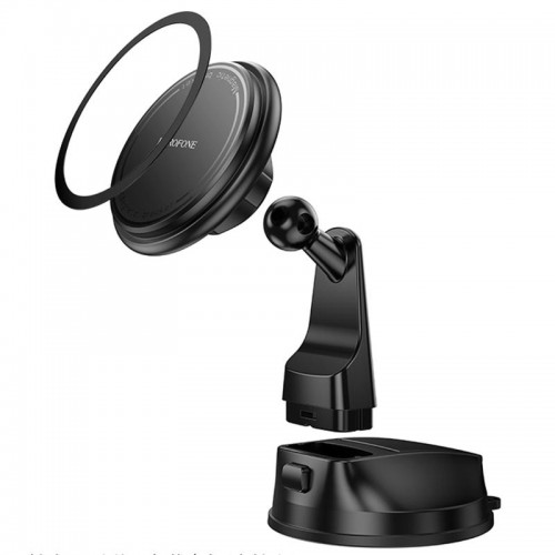 Автотримач Borofone BH136 Parker ring magnetic (center console) Black