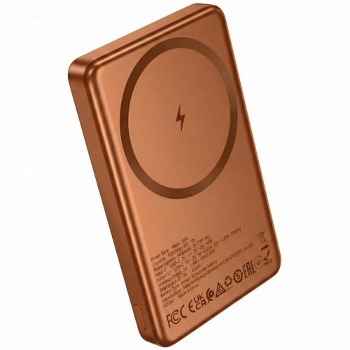 Портативное ЗУ Power Bank Hoco Q34 Clever PD20W с БЗУ 10000 mAh Orange
