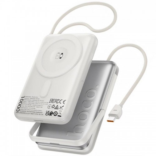 Портативное ЗУ Power Bank Hoco Q43 Clever PD20W с БЗУ+iWatch Type-C 10000 mAh Silver
