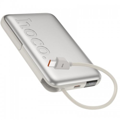 Портативное ЗУ Power Bank Hoco Q43 Clever PD20W с БЗУ+iWatch Type-C 10000 mAh Silver