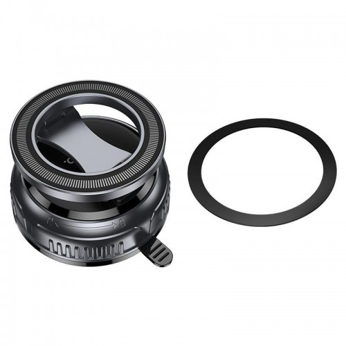 Автотримач Hoco H92 High vacuum suction cup magnetic (universal) Black / Metal gray
