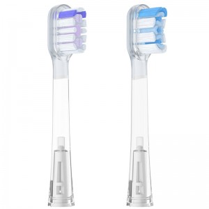 Сменные насадки для электрической зубной щетки Hoco HP64 Acoustic (2шт) Transparent