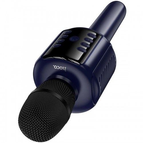 Караоке Мікрофон-колонка Hoco L24 Shine Blue