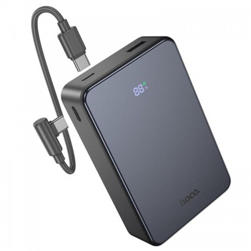 Портативное ЗУ Power Bank Hoco J170A Starlight 22.5W+PD20W with cable 20000 mAh Metal gray