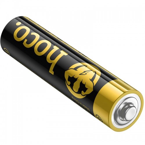 Батарейки Hoco JA2B AAA (LR03) Alkaline 4 pcs Black