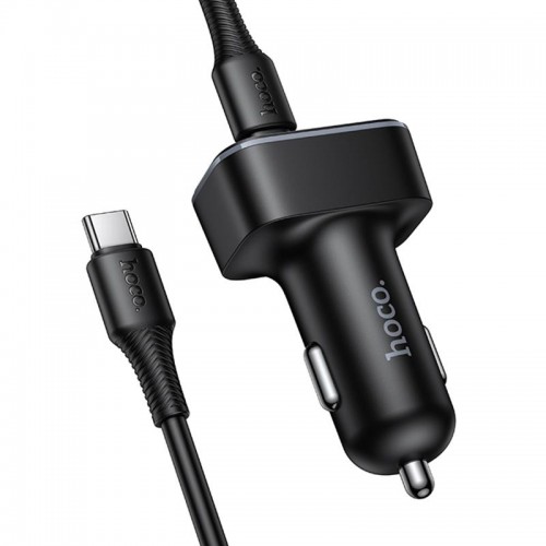 АЗУ Hoco Z63A Barry PD42W+QC3.0 (2USB-A/1C) + кабель Type-C to Type-C Black