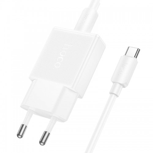 МЗП Hoco N72 Speed ultra-thin PD20W (1USB-C) + кабель Type-C to Type-C White