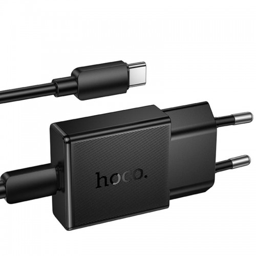 МЗП Hoco N72 Speed ultra-thin PD20W (1USB-C) + кабель Type-C to Type-C Black