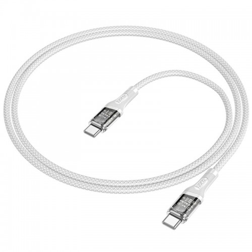 Дата кабель Hoco U111 Discovery Edition Type-C to Type-C 60W (1.2m) Grey