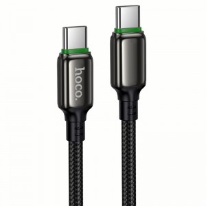 Дата кабель Hoco X127 Exceed Type-C to Type-C 60W (1m) Black