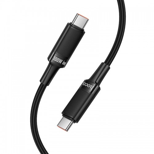 Дата кабель Hoco U153 Extreme Type-C to Type-C 100W (1.2m) Black