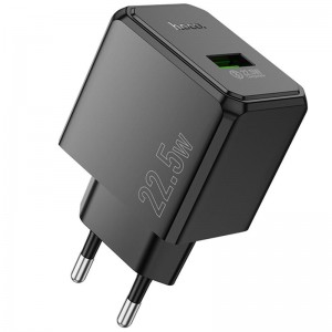 СЗУ Hoco CS17A Wish QC3.0 22.5W (1USB-A) Black