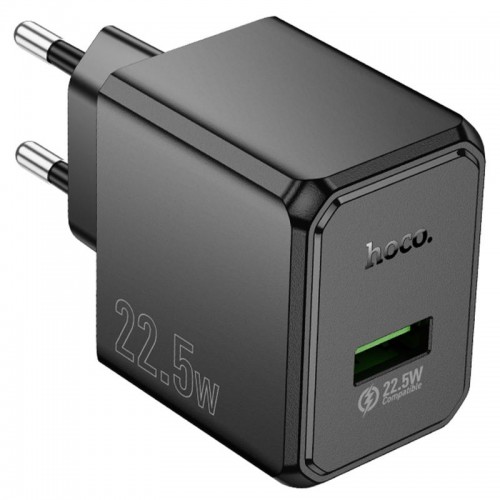СЗУ Hoco CS17A Wish QC3.0 22.5W (1USB-A) Black